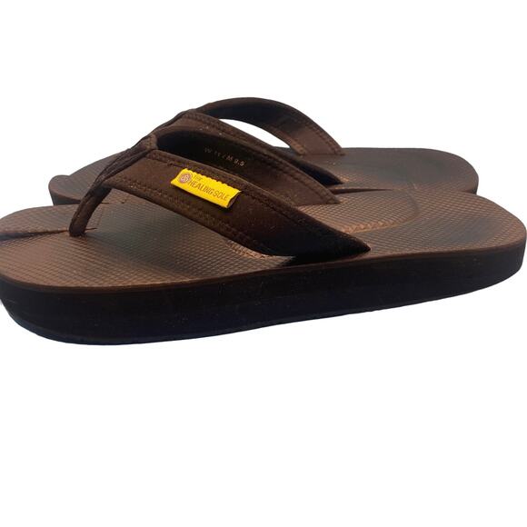 The Healing Sole 2.0 Orthopedic Flip Flops Black womens sz 11 main image 4